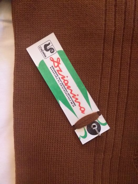 Sweter męski  brązowy