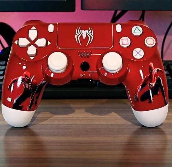 Геймпад джойстик Spider Man DS4 PS4 ПК Bluetooth контролер вібрація