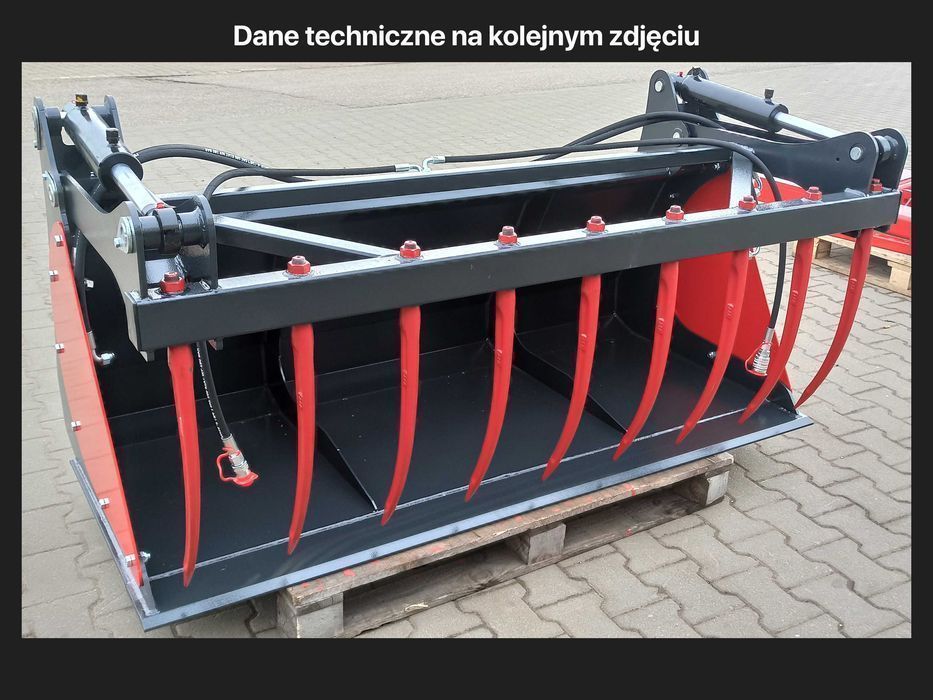 Łycho-krokodyl Metal-Technik zęby wkręcane | szerokość 140–240 cm