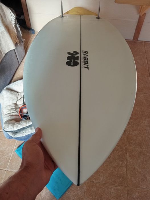Prancha Surf Org + quilhas Futures Al Merrick keel
