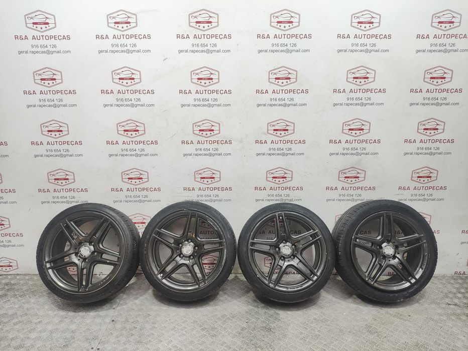 Conjunto Jantes R18 AMG Mercedes Benz Class C W204 2007 a 2015 Original