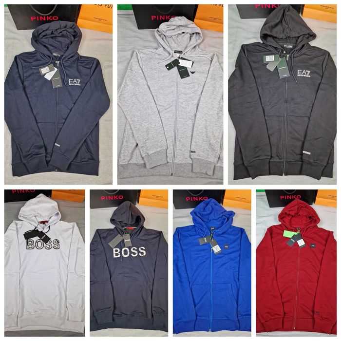 bluza z kapturem armnia boss hugo męska