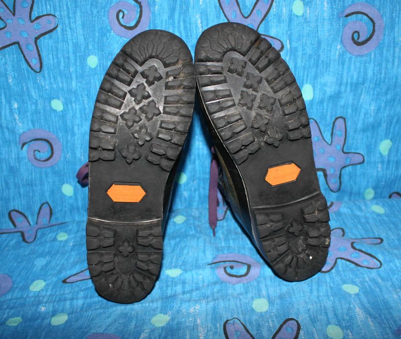 Горные кожаные трекинговые ботинки Raichle Switzerland,стелька 25.5 cм