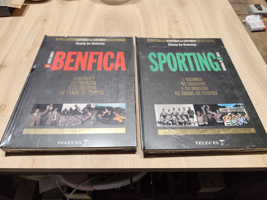 Livros Benfica/Sporting novos selados