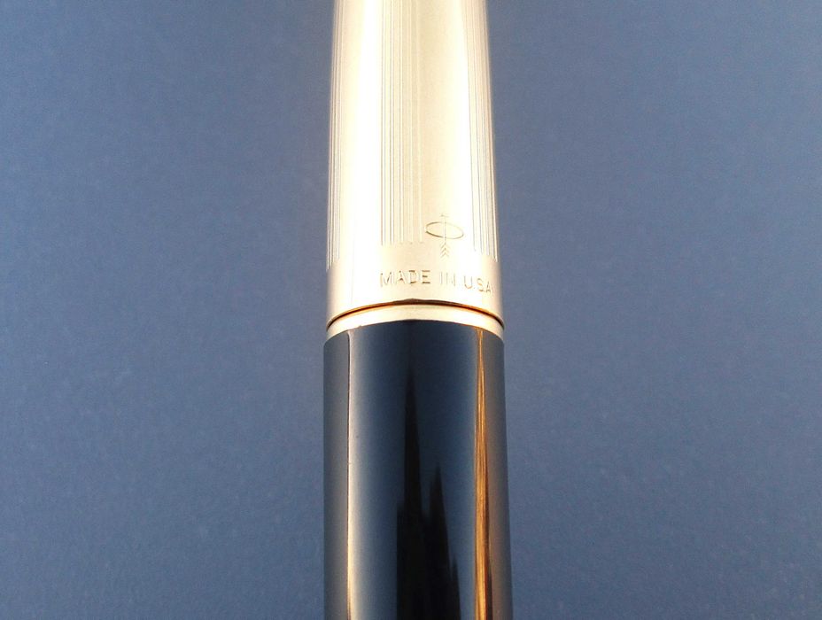 1960's Caneta PARKER 45 Classic DeLuxe c/ Aparo em OURO, prom. BAYER