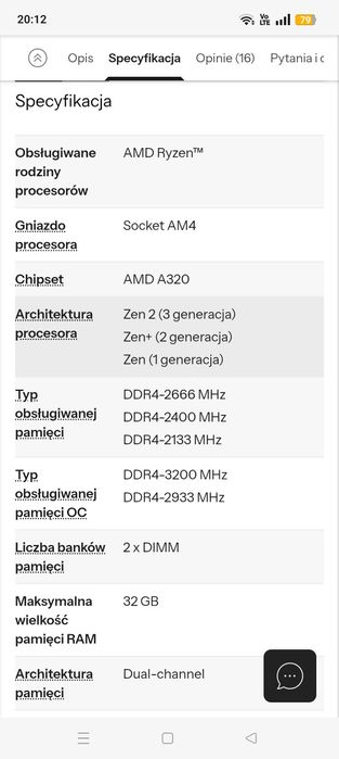 Płyta Gigabyte GA-A320M-H  AMD