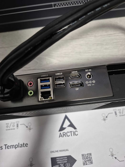 Ексклюзив! безшумний ПК під стільницю Ryzen 7 5700G\32GB\1TB SSD\WiFi