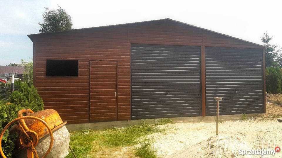GARAŻ BLASZANY / Wiata / Hala / Drewnopodobny / Magazyn - GRZYWSTAL