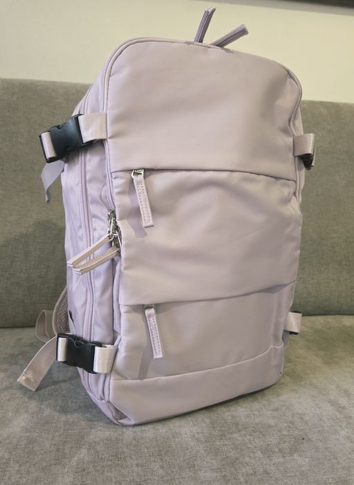 Mochila viagem rosa