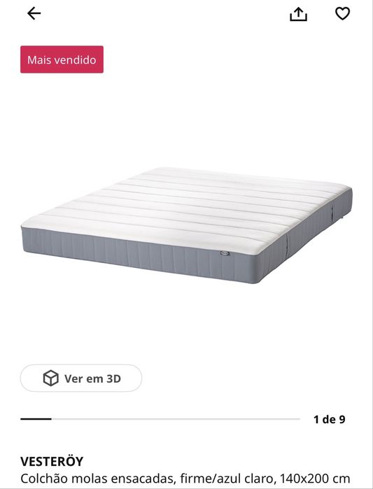 Cama + Estrado + Colchão Semi novos