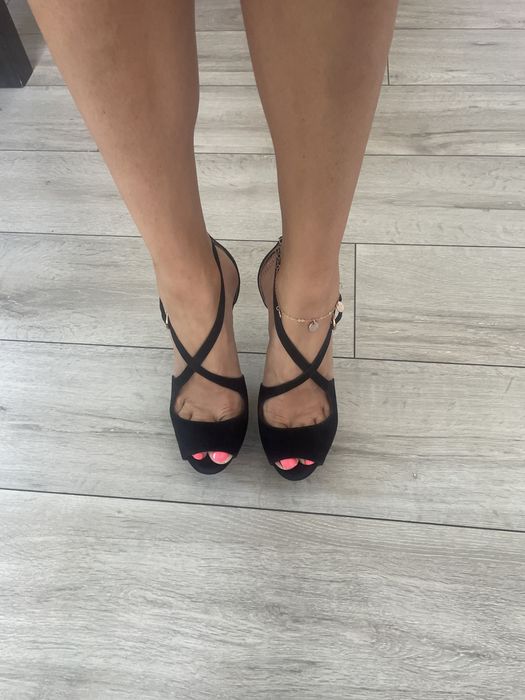 Buty sandały na platformie