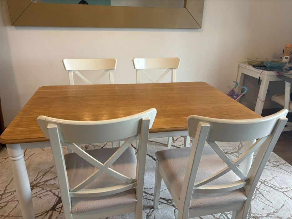 IKEA dining set (table and 4 chairs)