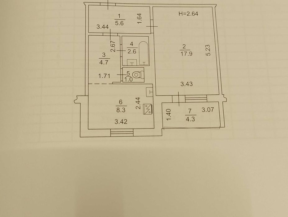 Продаж 1-кімнатної квартири пр. Червоної калини,38/10, Троєщина