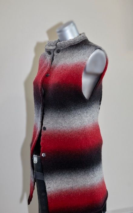 Кардиган жіночий в’язано-валяний handmade шерсть пряжа KAUNI