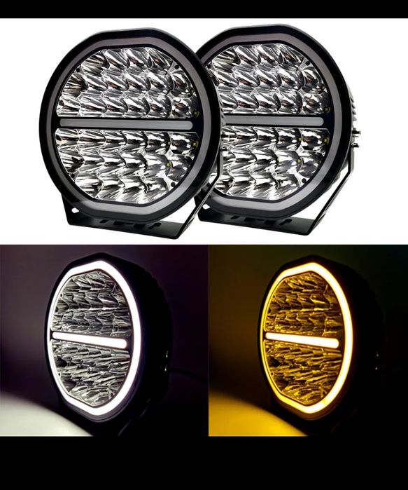 Faróis Luzes Led Longo alcance com angel eye