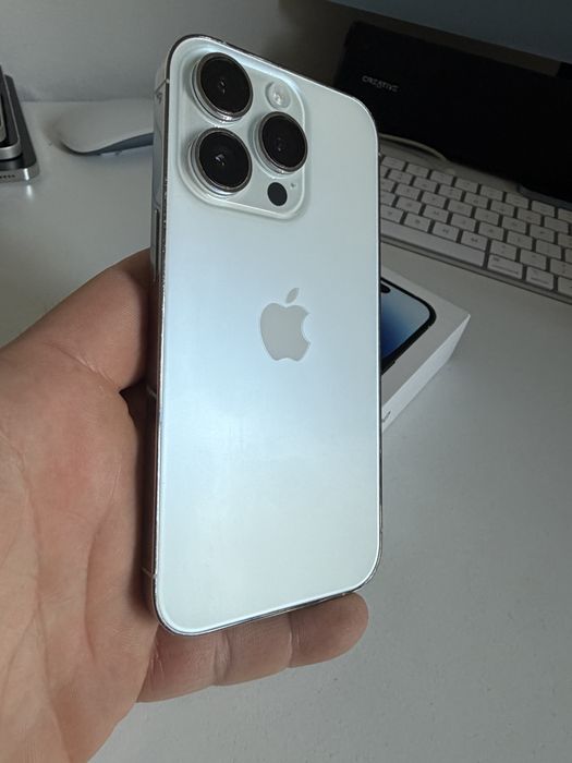 iPhone 14 Pro 1TB Silver Idealny Bateria Oryginalna 94%