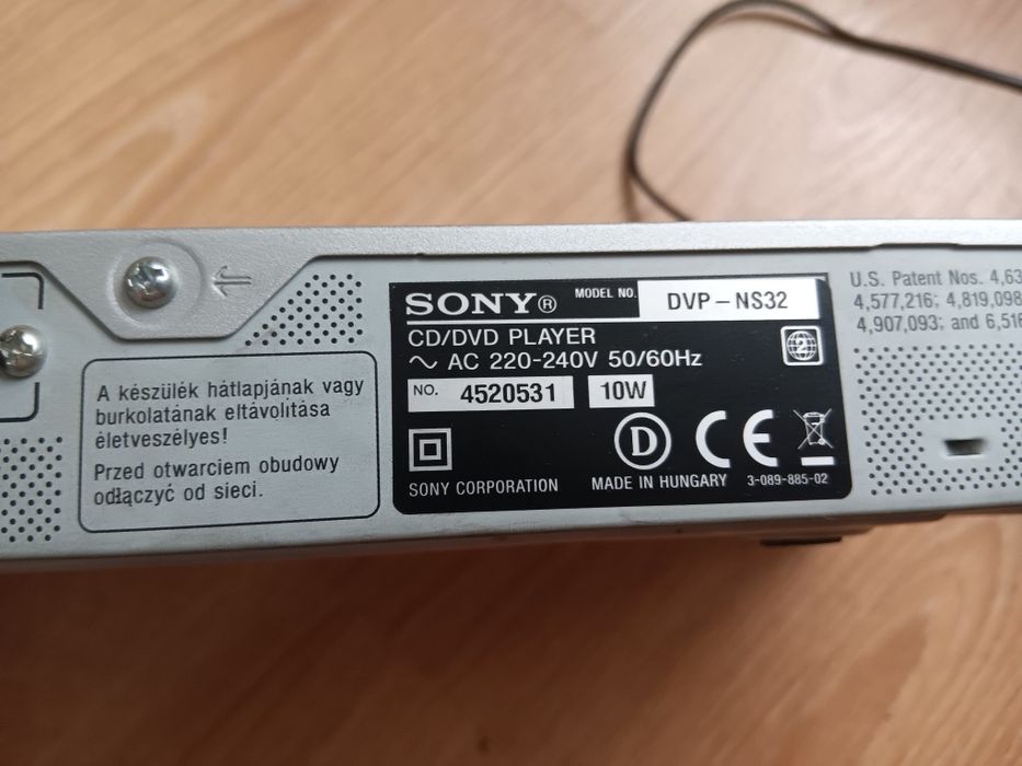 Odtwarzacz DVD Sony DVP-NS32