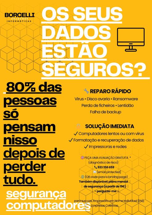 Reparação de computadores ao domicílio ou na sua empresa, na zona de Castelo Branco e Covilhã.