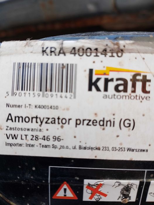 Pióro resora amortyzator  przód VW LT sprinter