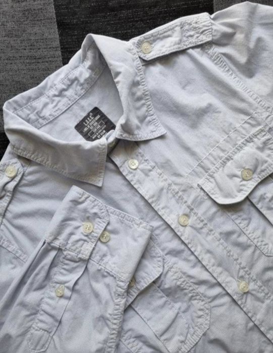 Серая рубашка на мальчика h&m 10 11 лет