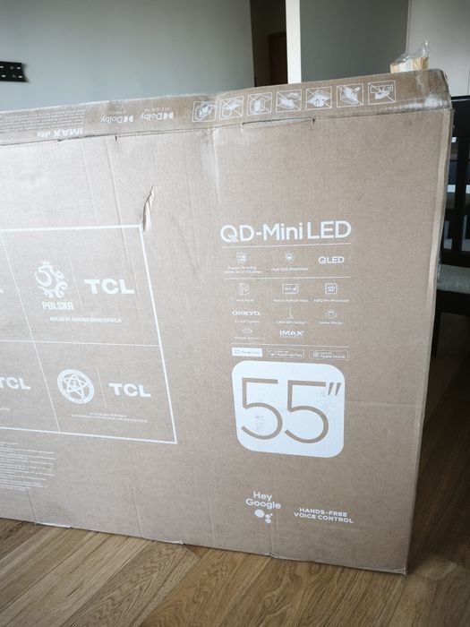 TV TCL 55C6K - para peças