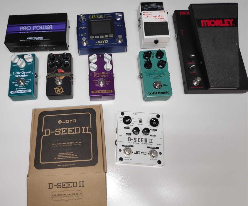 PEDAL GUITARRA JOYO D-SEED II DELAY - NOVO SEM USO