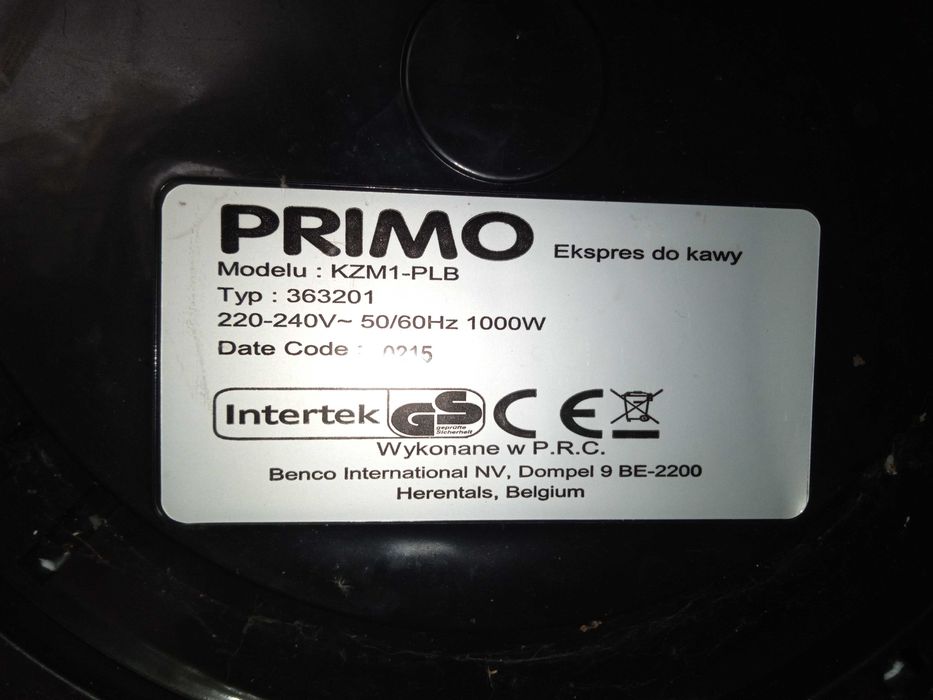 Ekspres do kawy Primo
