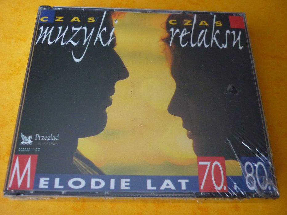 5 płyt CD "Czas muzyki, czas relaksu" (nowe, w folii) lata 70 i 80