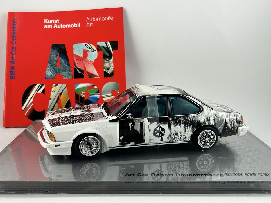 AUTOart BMW 635 CSI E24 Robert Rauschenberg Artcar 1/18