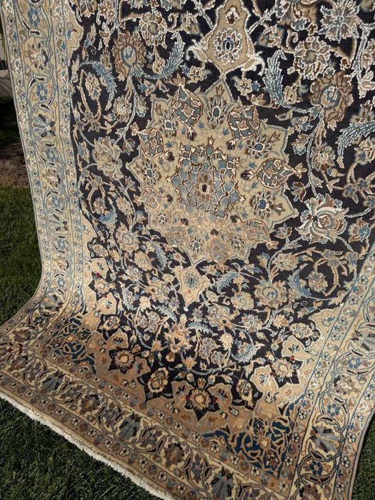 Dywan Perski Kaszmirowy + Jedwab Iran Nain 200x120 sklep 11 tyś NAJTANIEJ