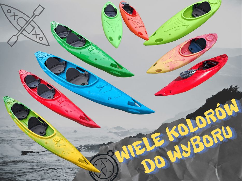 Bestseller! Kajak Finder Active Duo wiosła kapoki Akcesoria nie sup
