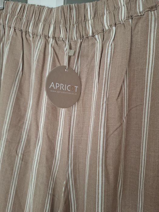 Nowe spodnie z lnem  L xl
