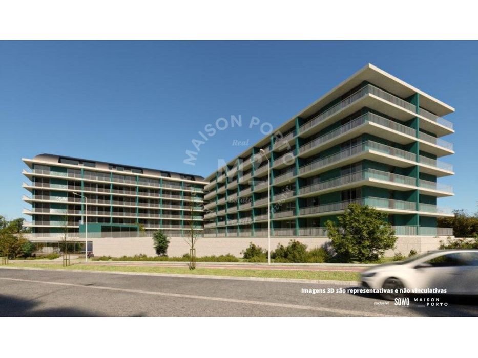 Apartamento T2 com Varanda e Lugar de Garagem em Empreendimento com...