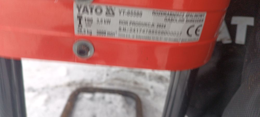 Подрібнювач гілок Yato YT-85580