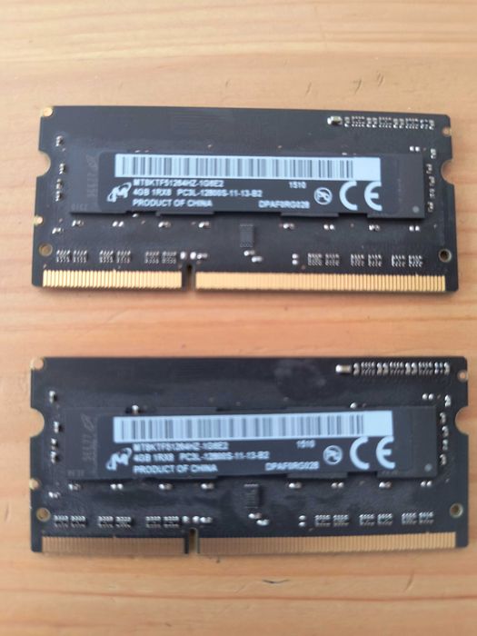 Pamięć RAM DDR3L do laptopa Micron 8GB (2x4GB) 1600MHz PC3L SODIMM