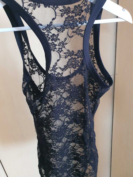 Koszulka koronka bokserka s