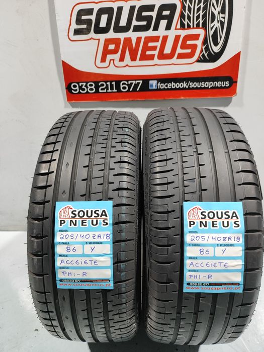 2 pneus semi novos 205-40R18 - Oferta