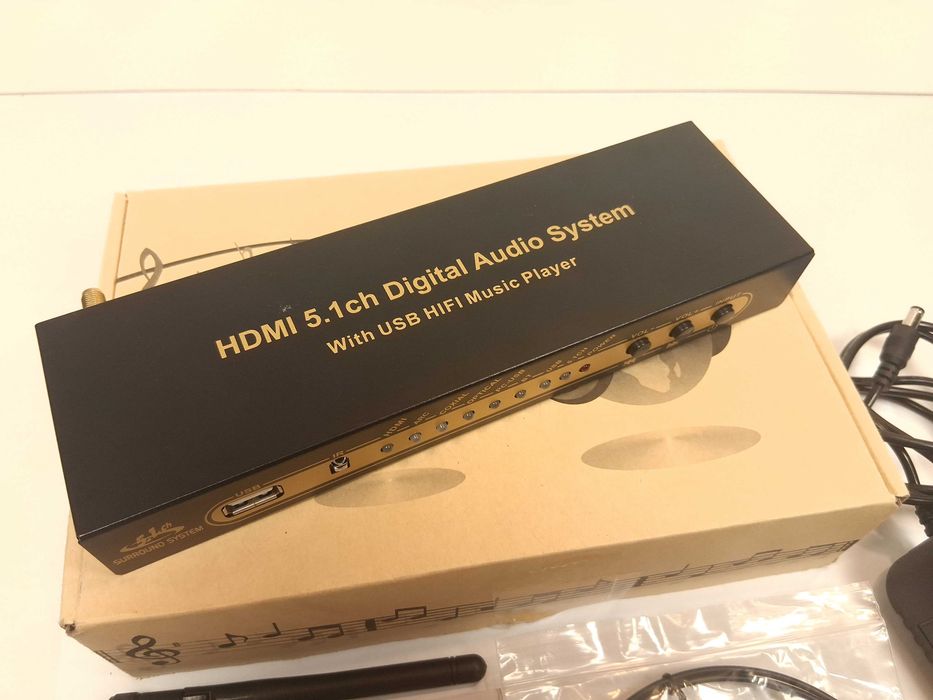 U042 Dekoder Audio System HDMI 5.1CH USB HIFI Music Player Bluetooth