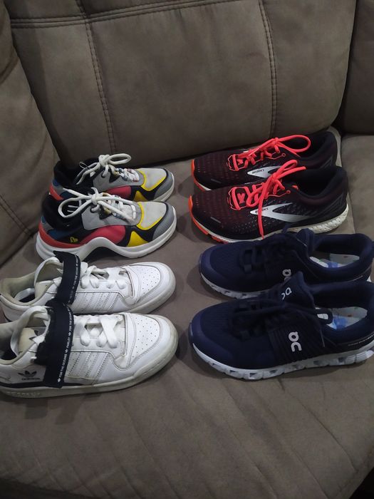 Кросівки On Running 37 розм гарн стан Adidas 36 розм 500гр Brooks 40 розм 350 гр  Skechers steet Los Angeles  33 розм 600 гр все  взуття в гарн стані