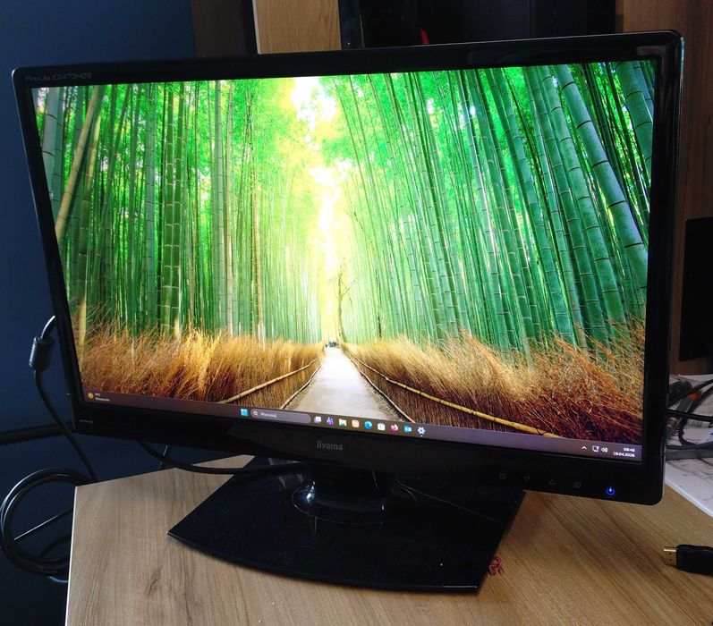 Monitor IIyama ProLite E2473HDS.