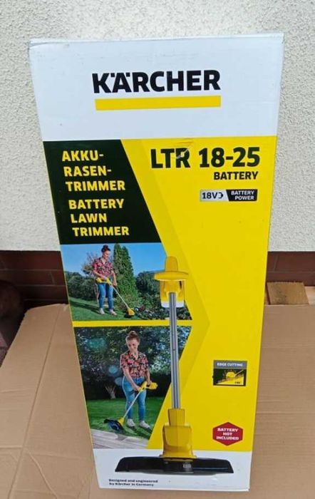 Kosa akumulatorowa Podkaszarka Karcher LTR 18-25 + Aku 2.5ah Ładowarka