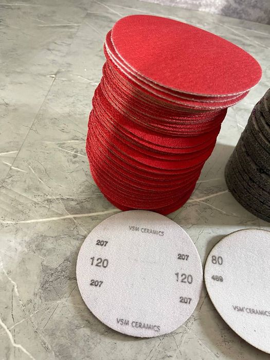 Круг абразивний на липучці 60,80,120