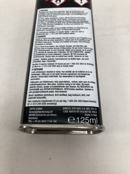 Gasolina Zippo para isqueiros