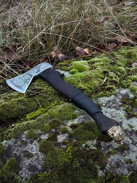 Ексклюзивна подарункова сокира Рагнар з литтям TR21 Топор авторский