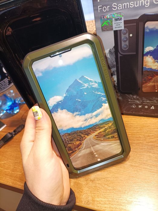 dlya Galaxy A54 zelenyy
LOVE MEI Mocne pancerne etui + szkło do Galax