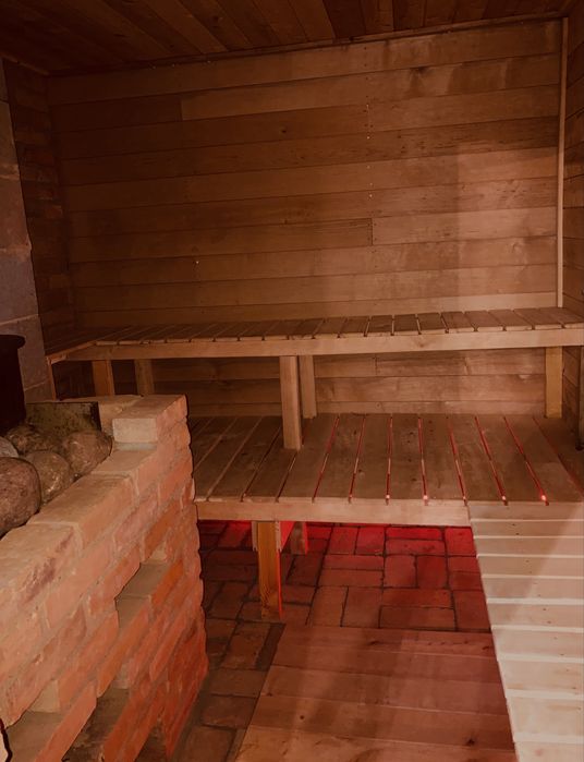 Biały domek na Mazurach - Zielony Łączyk BANIA SAUNA