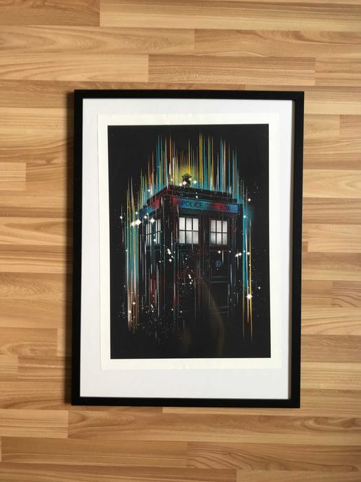 Doktor Who plakat w ramie 50 x 70 cm Tardis poster / obraz rama