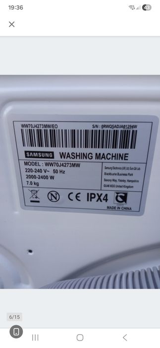 Sprzedam pralkę Samsung