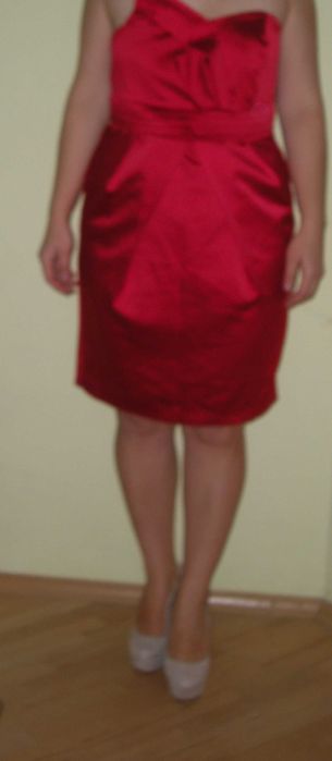 червона сукня бюстьє нарядна 48-50 розмір як нова