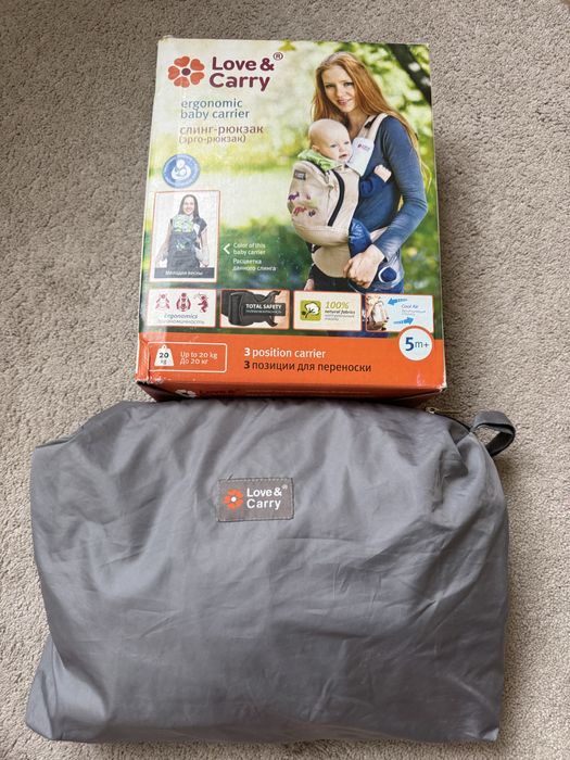 Ерго -рюкзак, Love & Carry | Повний комплект + коробка